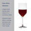 Mikasa Upton Red Wine Glasses, Set Of 4, 18.5 Ounce