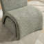 Chaise longue compacte en chenille