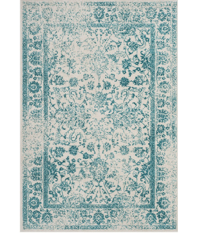 Olius Performance Floral Rug, Square 6'