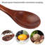 3PCS Wooden Cooking Spoons 13 Inch Long Handle Wood Spoon Set Nonstick Kitchen Utensils for Cooking