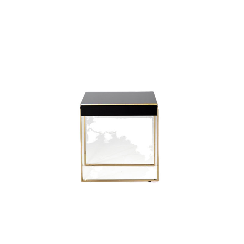 Tisya Solid Wood Top End Table