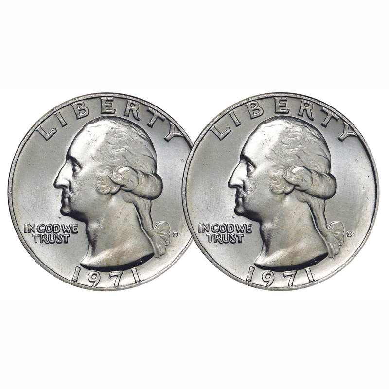 Pièce de monnaie à 2 têtes Coulson Washington