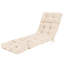 4 pièces Coussin de chaise longue 73 po x 22 po à dossier haut inclinable avec 4 attaches de fixation-910727497-910727501