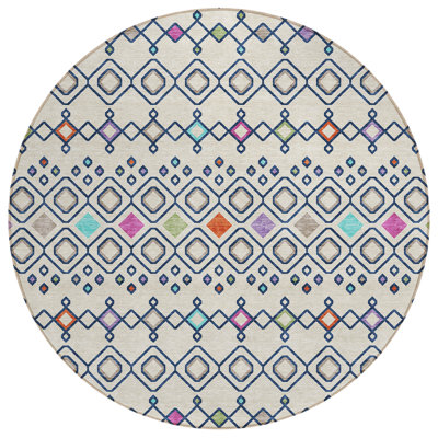 Aleighna Area Rug with Non-Slip Backing