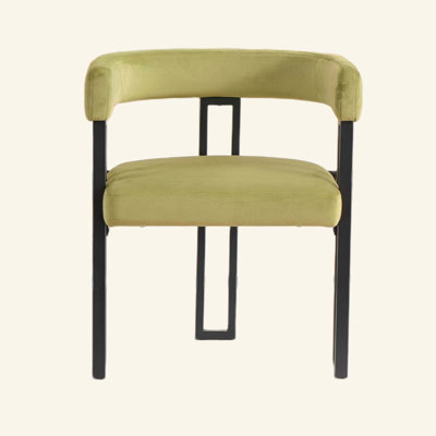 Chaises de salle à manger rembourrées, 25,2 x 21,3 x 28,7 pouces, fauteuils d'appoint rembourrés en tissu doux, ensemble de 2 chaises d'appoint modernes pour la salle à manger ou le salon