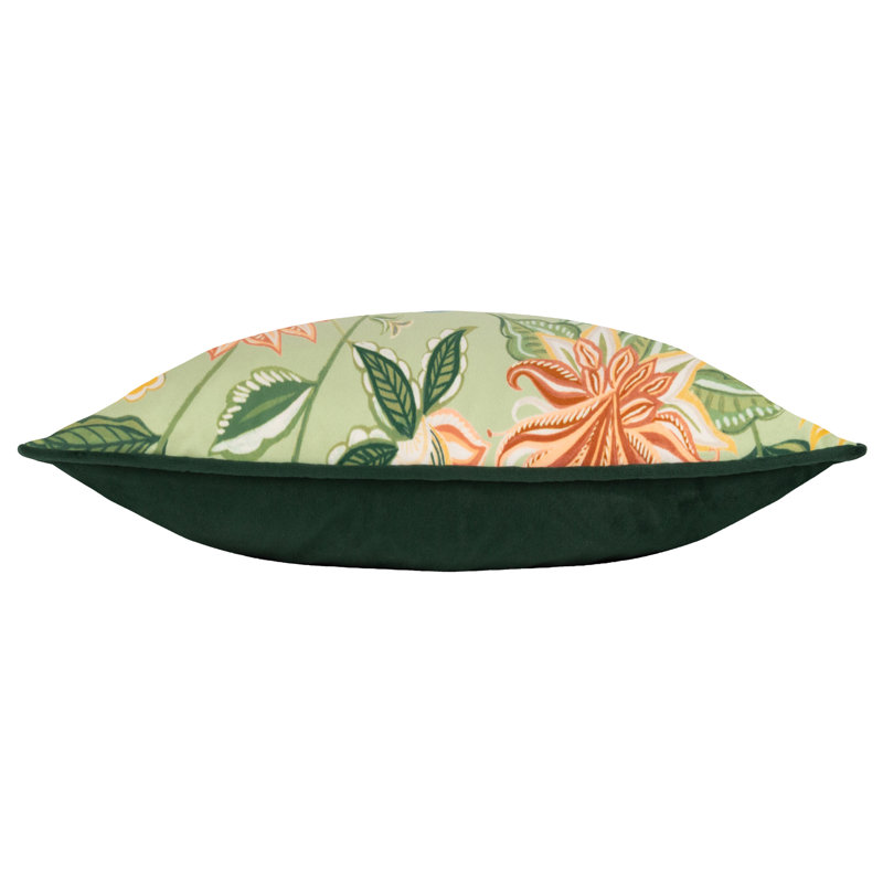 Chatsworth Aviary Rectangular Lumbar Cushion, Green