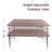 4Ft Rattan Folding Table For Indoor&Outdoor, Portable Foldable Table Rattan Plaited-1637539089