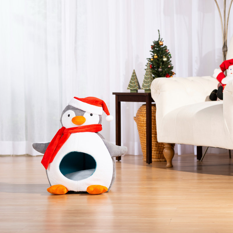 Lit pour chien Jolly Gentoo Penguin Hideaway Winter Holiday