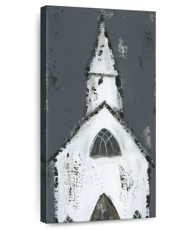 Grande chapelle blanche, H 48 po x l 24 po