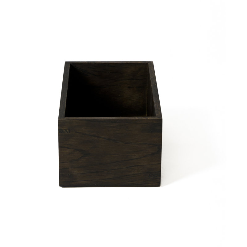 Ayven Bathroom Storage Container, Dark Oak