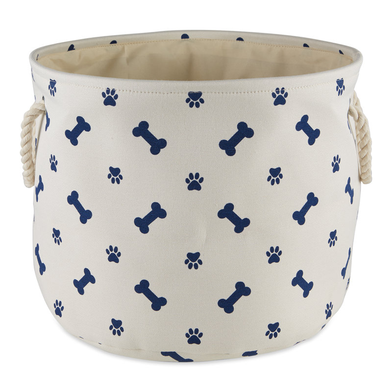Tucker Murphy Pet™ Fabric Decorative Bin, Blue