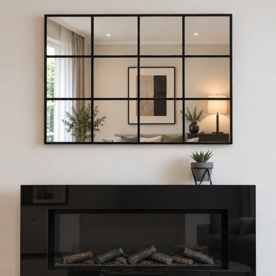Fehzaan Brooklyn Industrial Wall Mirror