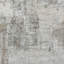 Tapis beige abstrait 5 pi x 8 pi résistant aux taches tissé à la machine