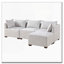 Repose-pieds modulaire moderne avec tissu performant