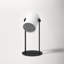 Salletti 16.93" Black Table Lamp