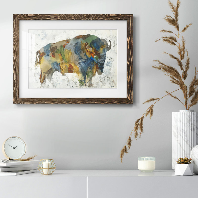Plains Icon, impression sur toile encadrée, Noyer, H 26 po x l 38 po