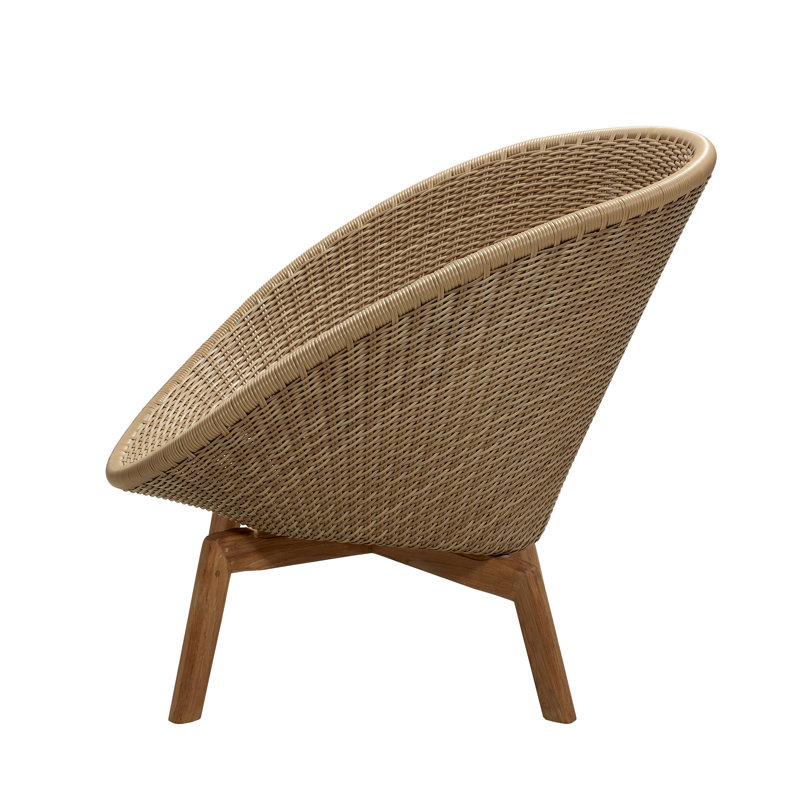 Outdoor Dining Armchair, Natural, Taupe