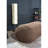 Jasper Traditional Cylindrical Suede Bean Bag, Brown-854234978
