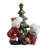 Children with Lighted Christmas Tree Statue