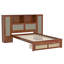 Lit plateforme simple en bois-37169817