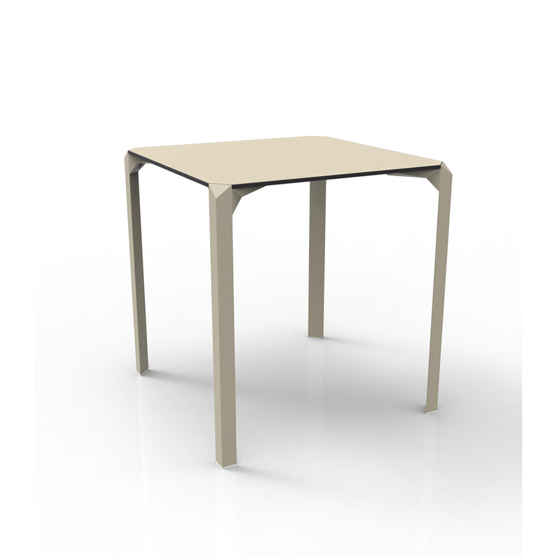 Quartz Dining Table, 31" W x 31" L, Ecru