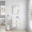 Armoire à pharmacie avec miroir de salle de bain l 20 po x H 26 po - Armoires à pharmacie à porte en bois pour salle de bain, surface murale, miroir de salle de bain avec rangement, porte à ouverture à droite-1781761337