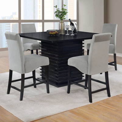 5-Piece Dining Set, Basic Rectangular Design For Dining Room