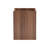 Yamir Two-Tone Walnut and Black Finish Nightstand, 17.72'' H X 15.75'' W X 13.78'' D