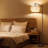 62.8“ Double Linen Drum Lampshade Arc Floor Lamp-2017686773