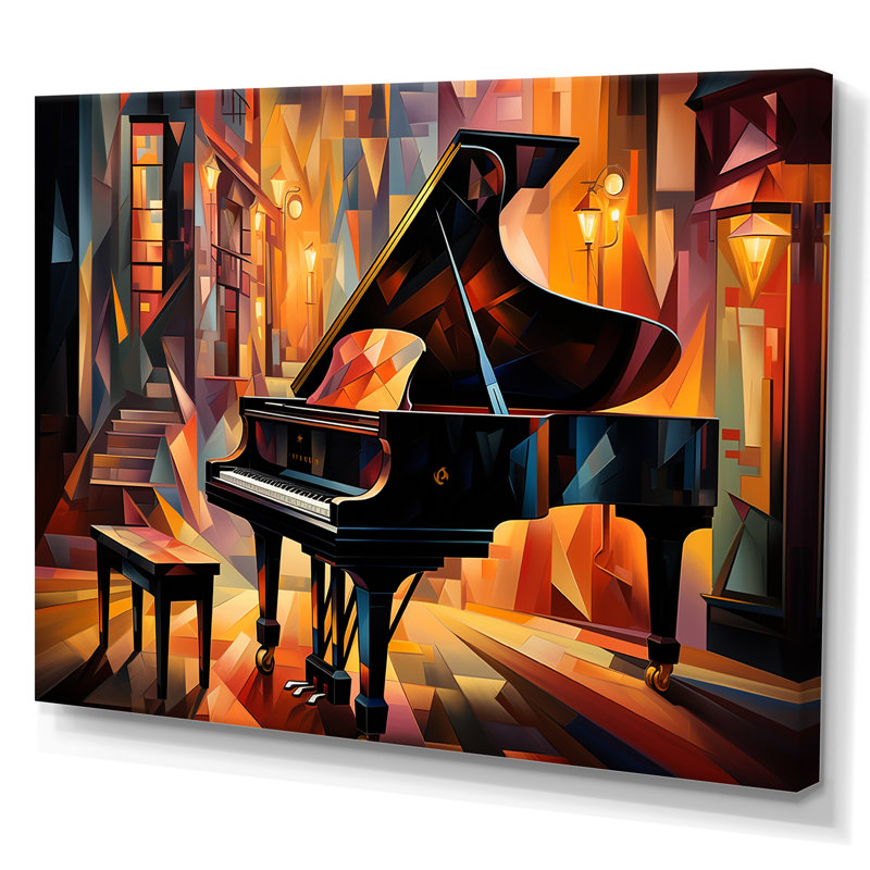 Harlem Renaissance Stride Piano Rhythms 1 - art mural Harlem Renaissance, Toile tendue, H 30 po x l 40 po x P 1,5 po