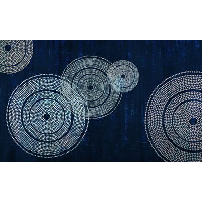 Brilliant In Blue Print by Sofia Fox