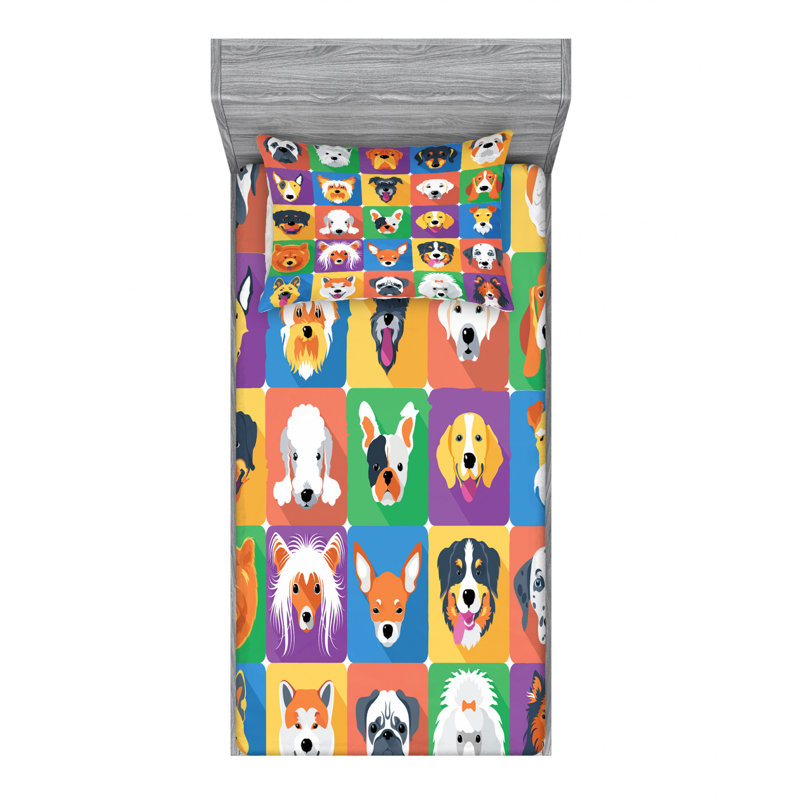 Microfiber Sheet Set, Twin XL Sheet Set with Fitted Sheet