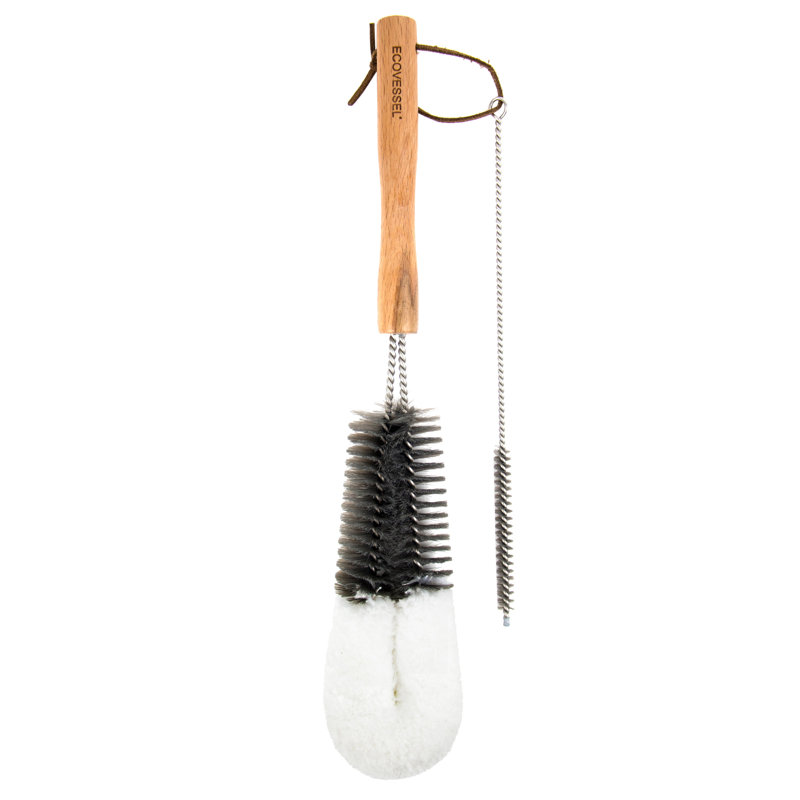 EcoVessel Bamboo Bottle Cleaning Brush