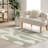 Modern Abstract Reversible Machine Washable Area Rug-1023873585