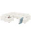 Canapé modulaire réversible en chenille de 143,2 po de largeur Worthland (8 pièces)-410538524