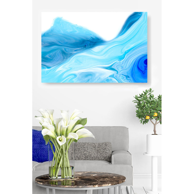 «Tonopah Blue Paint Dream», reproduction d'impression sur toile tendue, H 24 po x l 36 po x 1,5 po