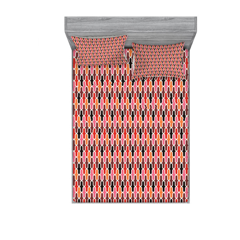 Microfiber Sheet Set, Full/Double Sheet Set with Fitted Sheet