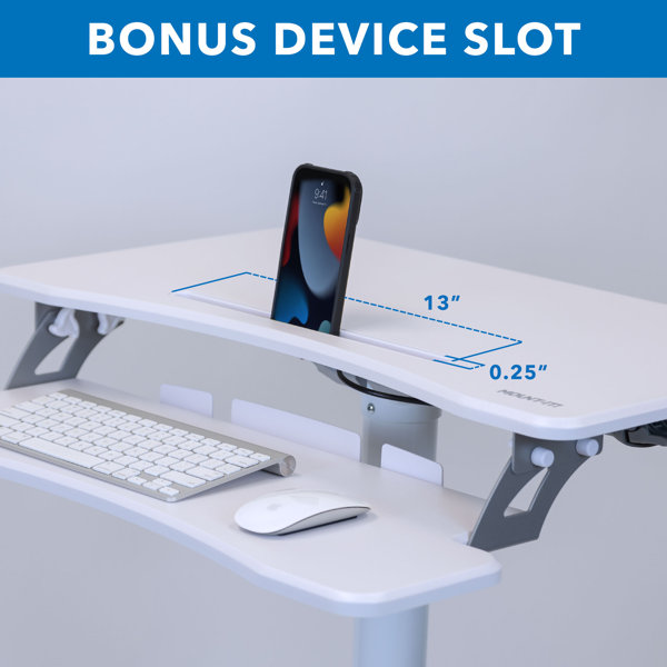 Kulig Height Adjustable Standing Desk Inbox Zero