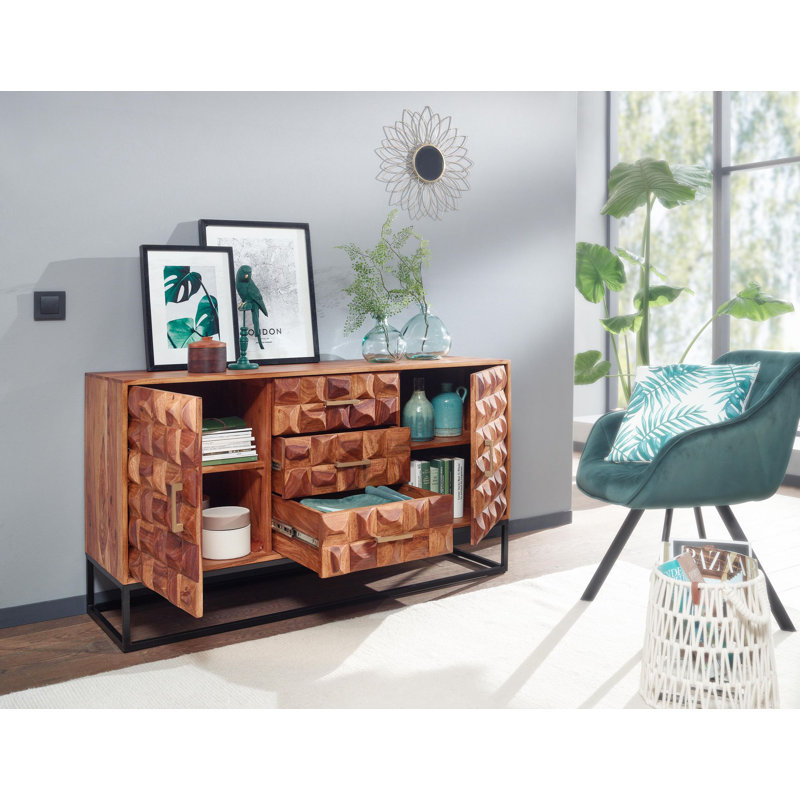Norcliffe 145cm Solid Wood Sideboard