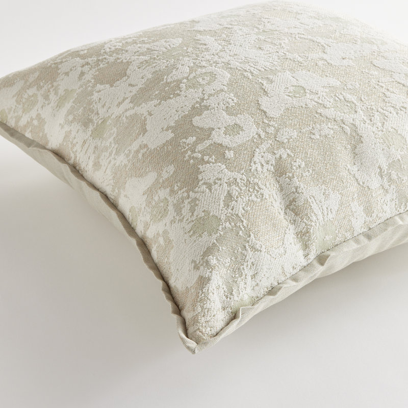  Coussin décoratif intérieur / extérieur en polyester, Vert, H 24 po x l 24 po