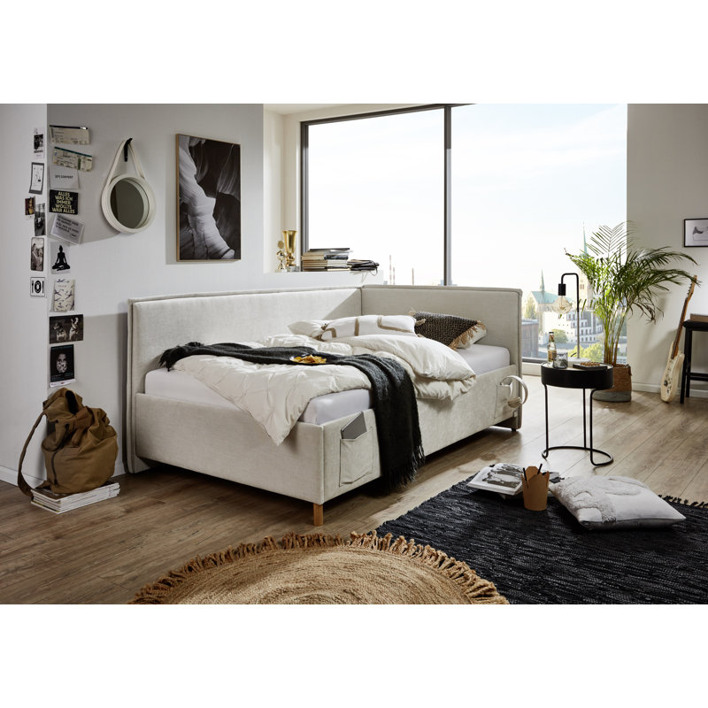 Chickerell Storage Bed, 120 x 200cm, Beige
