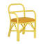 Chaise en rotin vert-2021978294