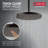 2.5 GPM Single Setting Massage Fixed Shower Head with H2Okinetic Technology-1921664503