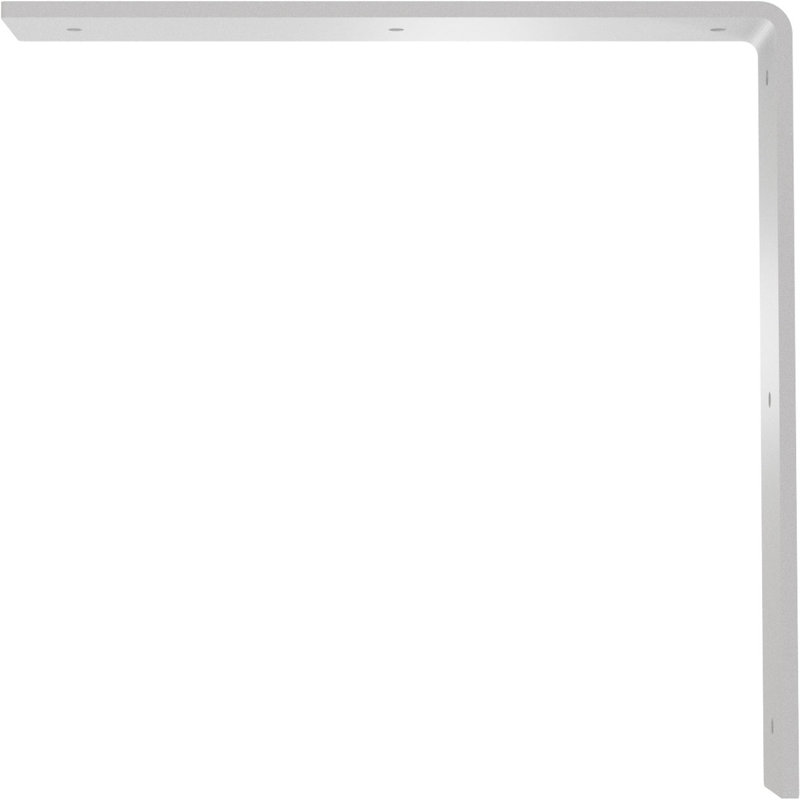 2"W x 12"D x 12"H Hamilton Steel Bracket, White Primer, 12" H x 2" W x 12" D, White Primer (Paintable)