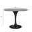 5-Piece Dining Set With 36" Round Resin Top Table And 4 Leather Dining Chair-693532496