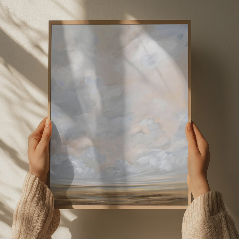 Soft Sky Landscape by Nicole Walsh — Landscape Wall Art, Size, Format, Frame Color