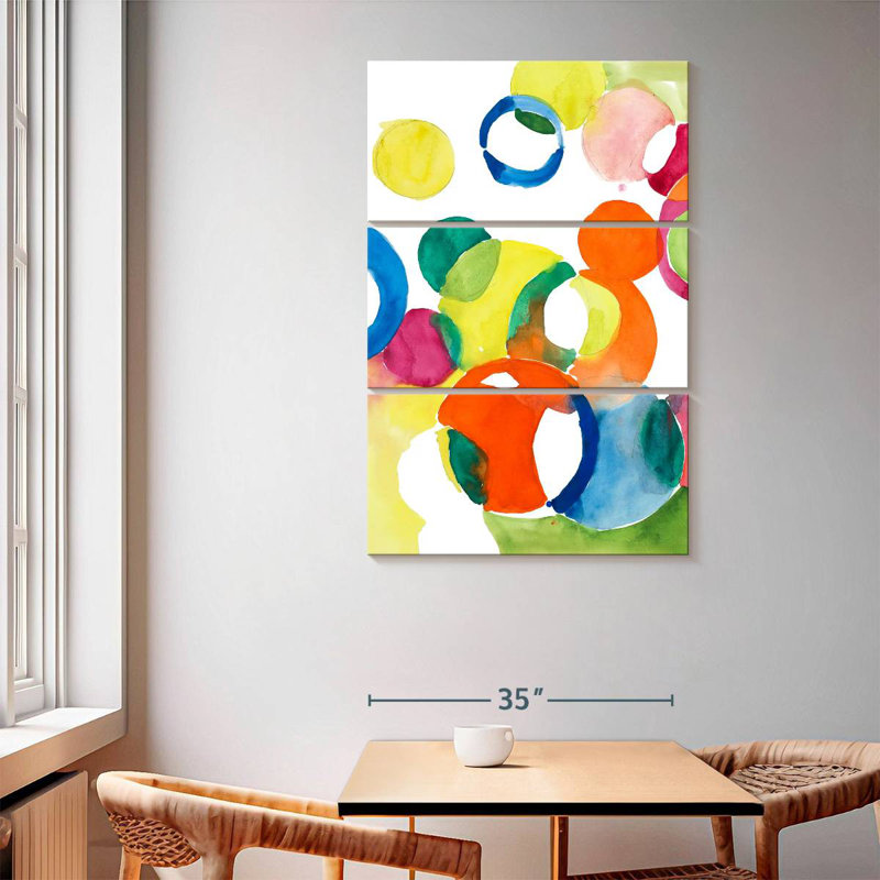Avery Colorful Circles, 65" H x 42" W
