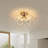 6-Lights Gold Crystal Dimmable Sputnik Sphere Globe Chandelier LED Ceiling Lighting Fixtures