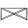 Calix Glass Top Console Table