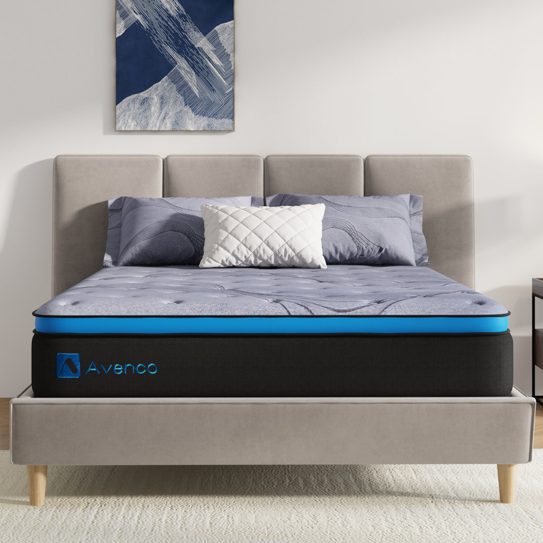 Home 10" Medium Cooling Gel Memory Foam Hybird Mattress Home Mattress